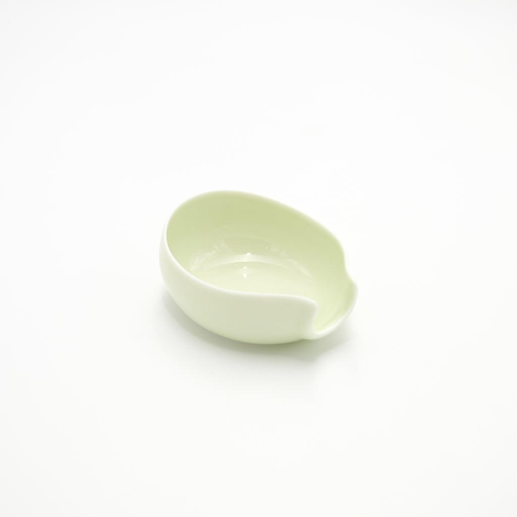 Tea Leaves Display Holder (Green/White)