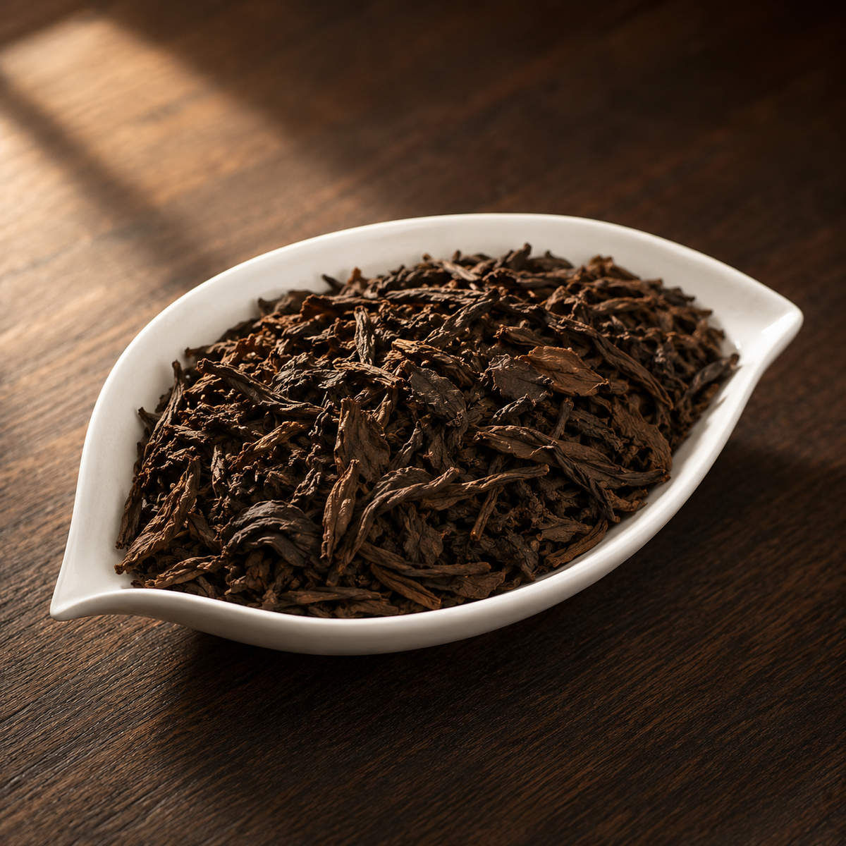 Pu’er in warm window light - Tea Chapter Singapore